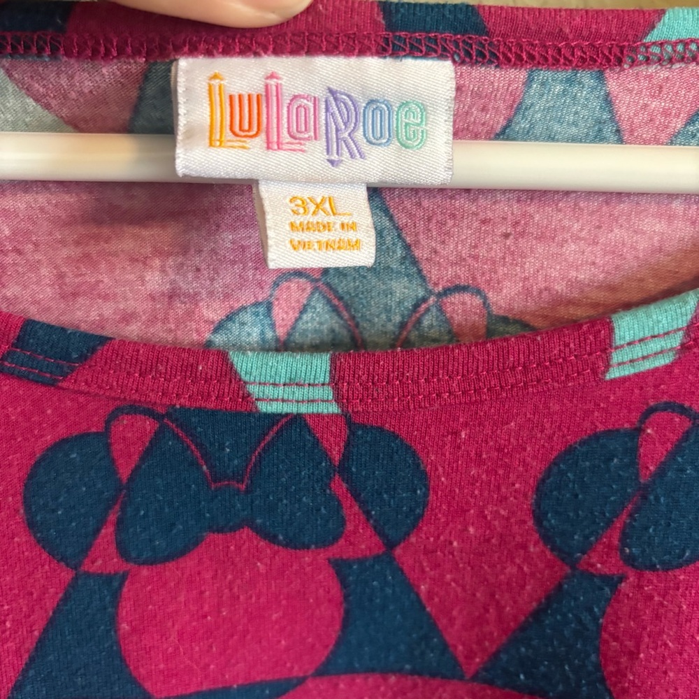 LuLaRoe Disney Minnie Irma Top 3XL EUC - Picture 4 of 4
